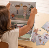 Little Dutch Dress Up Jim and Rosa Magnetic Playboard