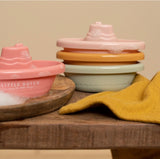 Little Dutch Stackable Bath Boats Pink