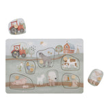 Little Dutch Little Farm Wooden Sound Puzzle FSC