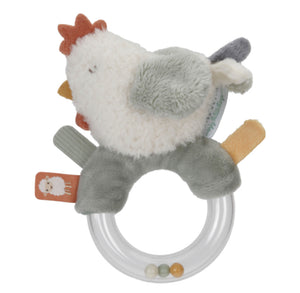 Little Dutch Little Farm Chicken Ring Rattle