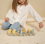 Little Dutch Little Farm Chicken Stacking Train FSC