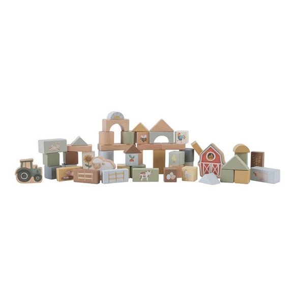 Little Dutch Little Farm Building Blocks FSC