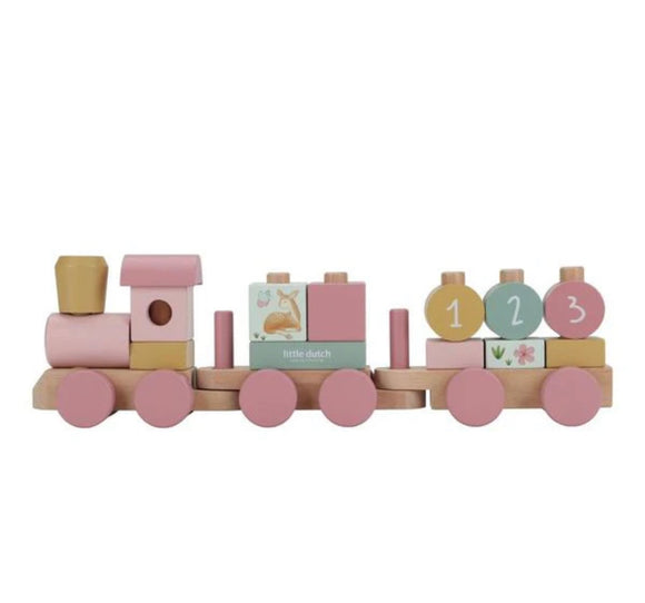 Little Dutch Fairy Garden Stacking Train FSC