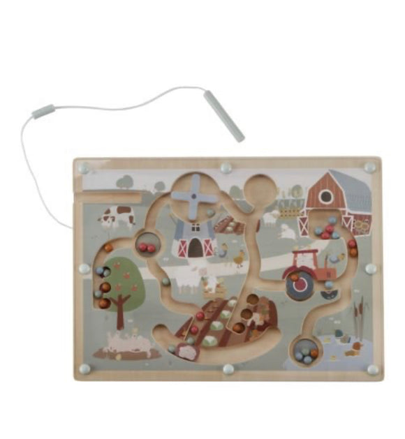 Little Dutch Little Farm Magnetic Labyrinth Maze FSC