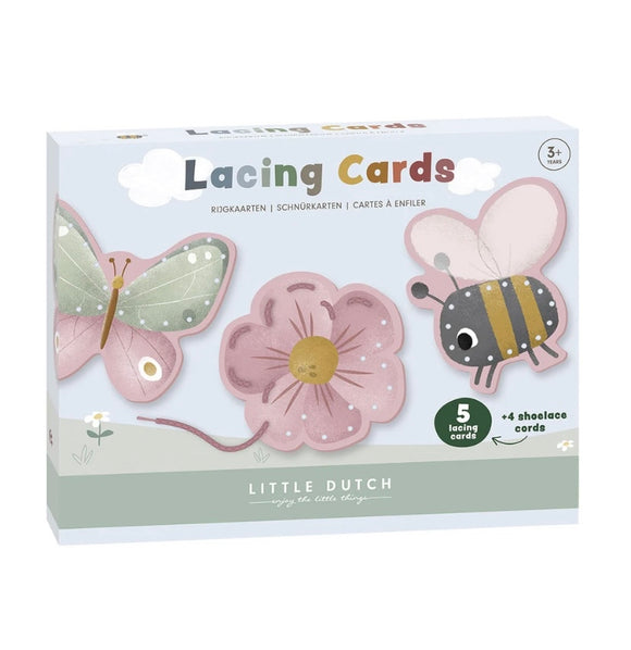 Little Dutch Flowers & Butterflies Lacing Cards