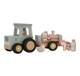 Little Dutch Little Farm Tractor with Trailer FSC