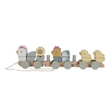 Little Dutch Little Farm Chicken Stacking Train FSC