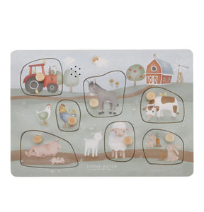 Little Dutch Little Farm Wooden Sound Puzzle FSC