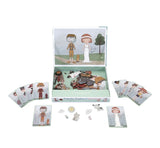 Little Dutch Dress Up Jim and Rosa Magnetic Playboard