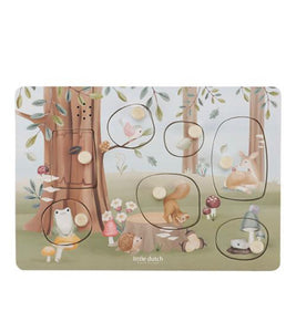 Little Dutch Forest Friends Wooden Sound Puzzle FSC