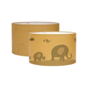 Little Dutch Pendant Light Lampshade - Silhouette Zoo - Ochre