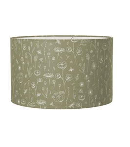 Little Dutch Pendant Light Lampshade - Wild Flowers - Olive