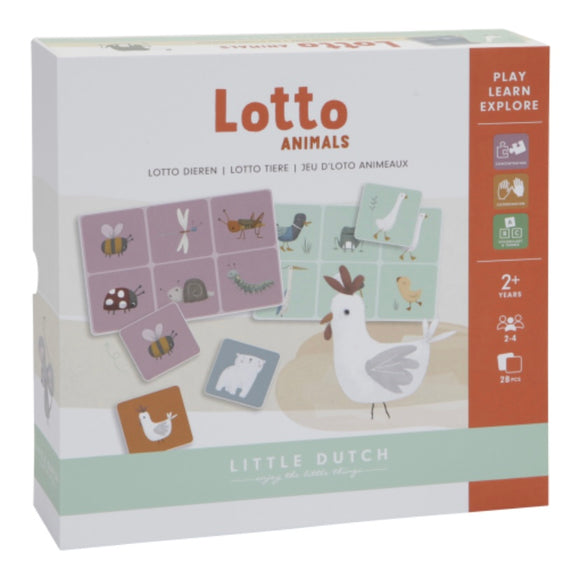 Little Dutch Lotto Game - Animals