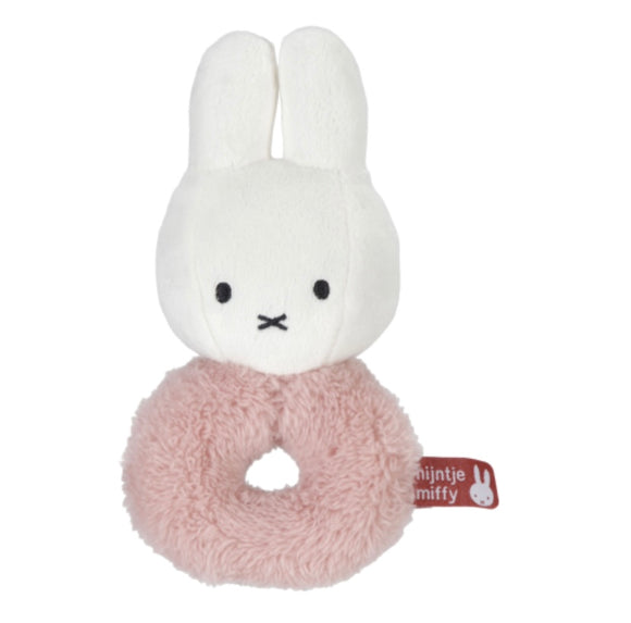 Miffy Rattle Fluffy - Pink