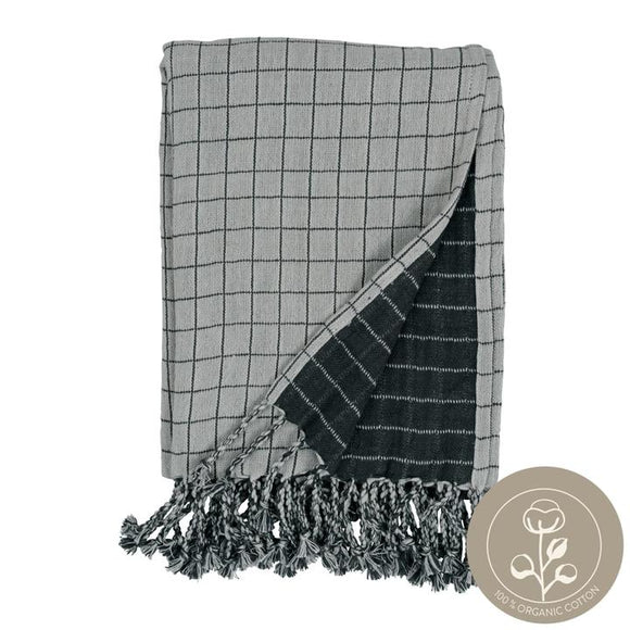 Fabelab Grid Blanket - Beige