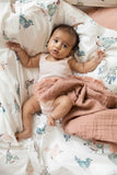 Elodie Details Soft Cotton Blanket - Faded Rose